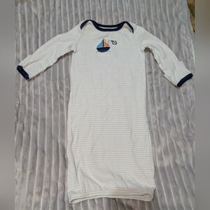 Circo Nautical Baby Gown with Sailboat Design